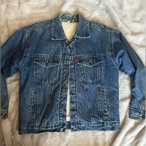 Rodeo VINTAGE Jean jacket with wool lining